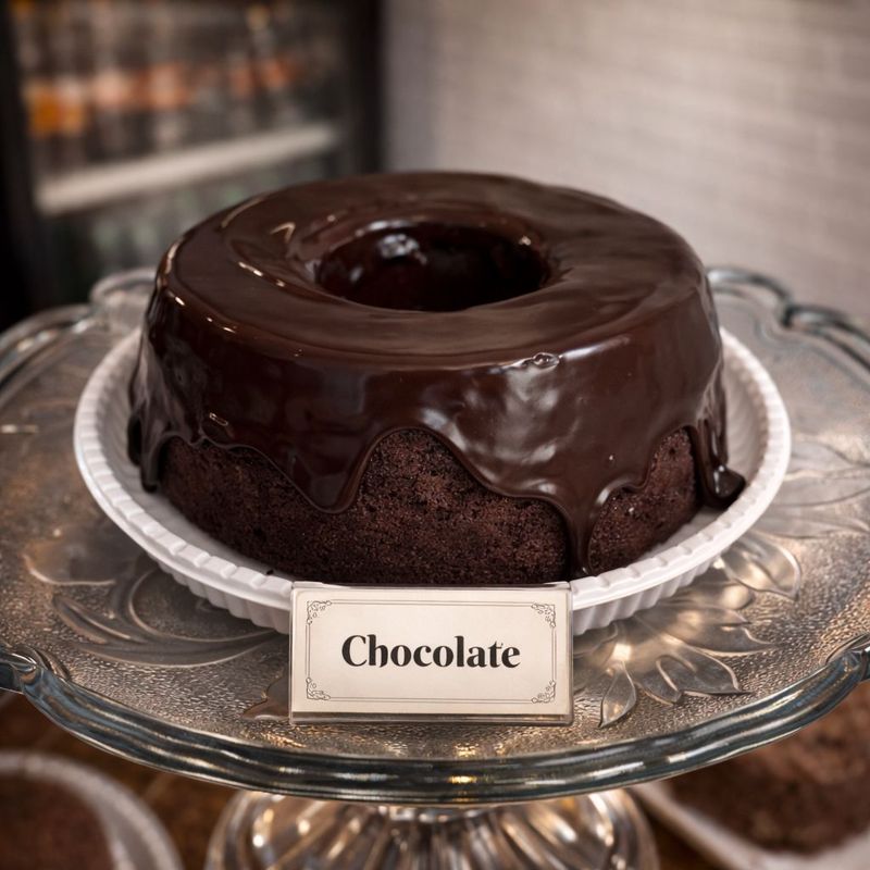 Chocolate com cobertura, bolos com cobertura da Clare Sabores