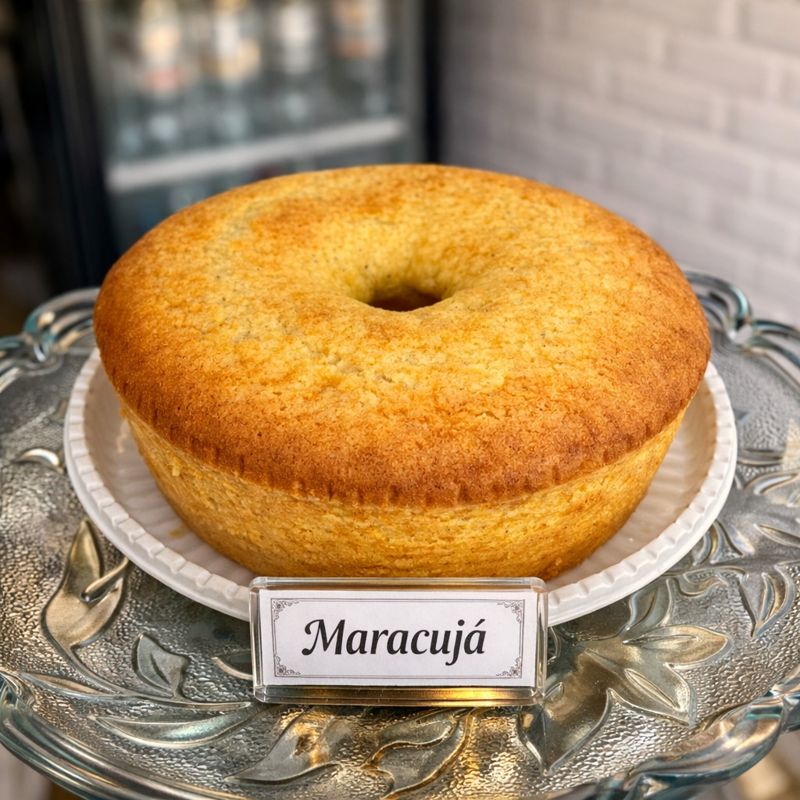 Maracujá, bolos caseiros da Clare Sabores